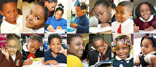 Collage of BAEO children image